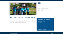 Desktop Screenshot of namisouthshore.org