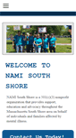 Mobile Screenshot of namisouthshore.org
