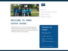 Tablet Screenshot of namisouthshore.org